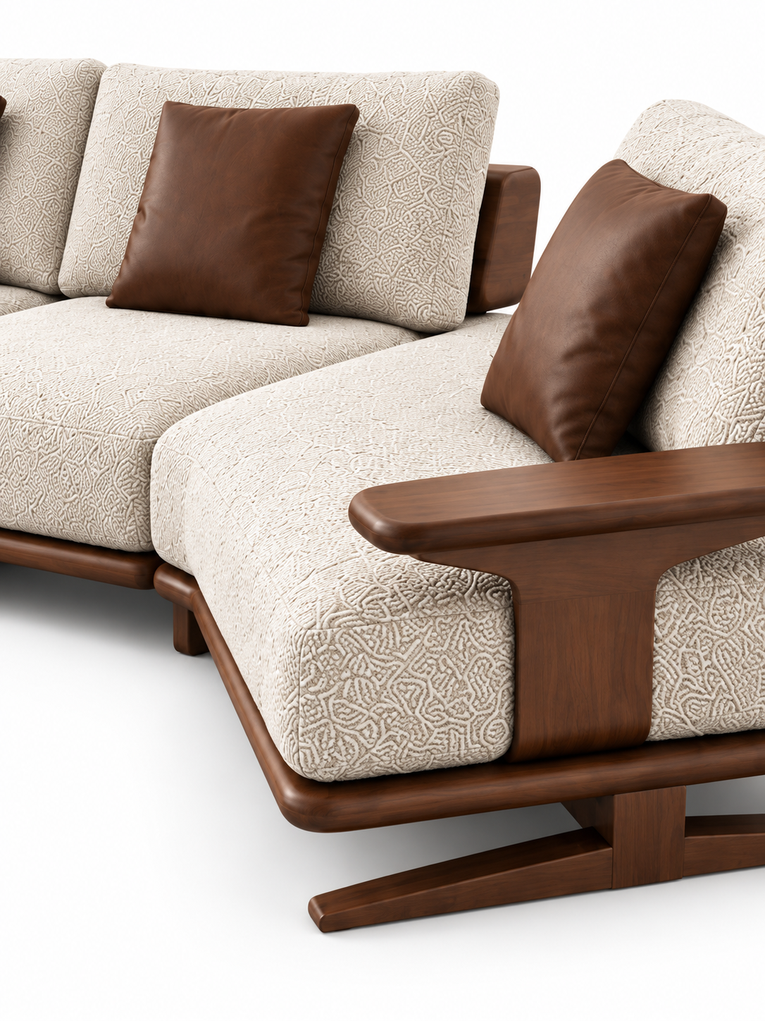 The Ilyra Sofa — Luxury Solid Wood Lounge Sofa