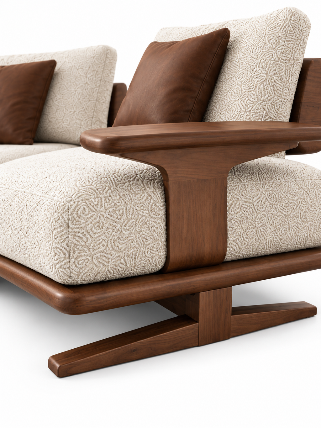 The Ilyra Sofa — Luxury Solid Wood Lounge Sofa
