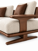 The Ilyra Sofa — Luxury Solid Wood Lounge Sofa