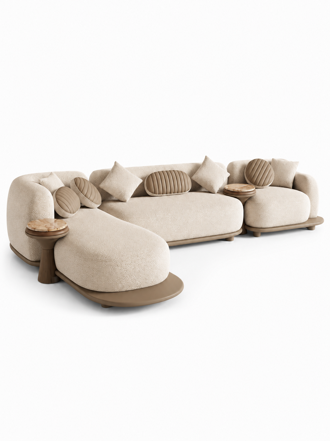 The Utopia Sofa — Luxury Curved Modular 5 Seater Sofa