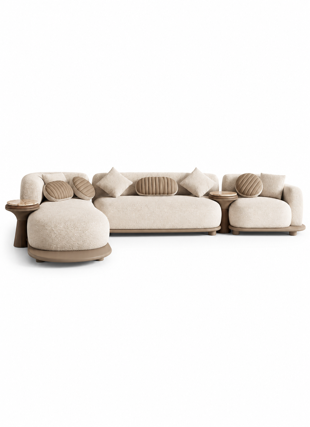 The Utopia Sofa — Luxury Curved Modular 5 Seater Sofa