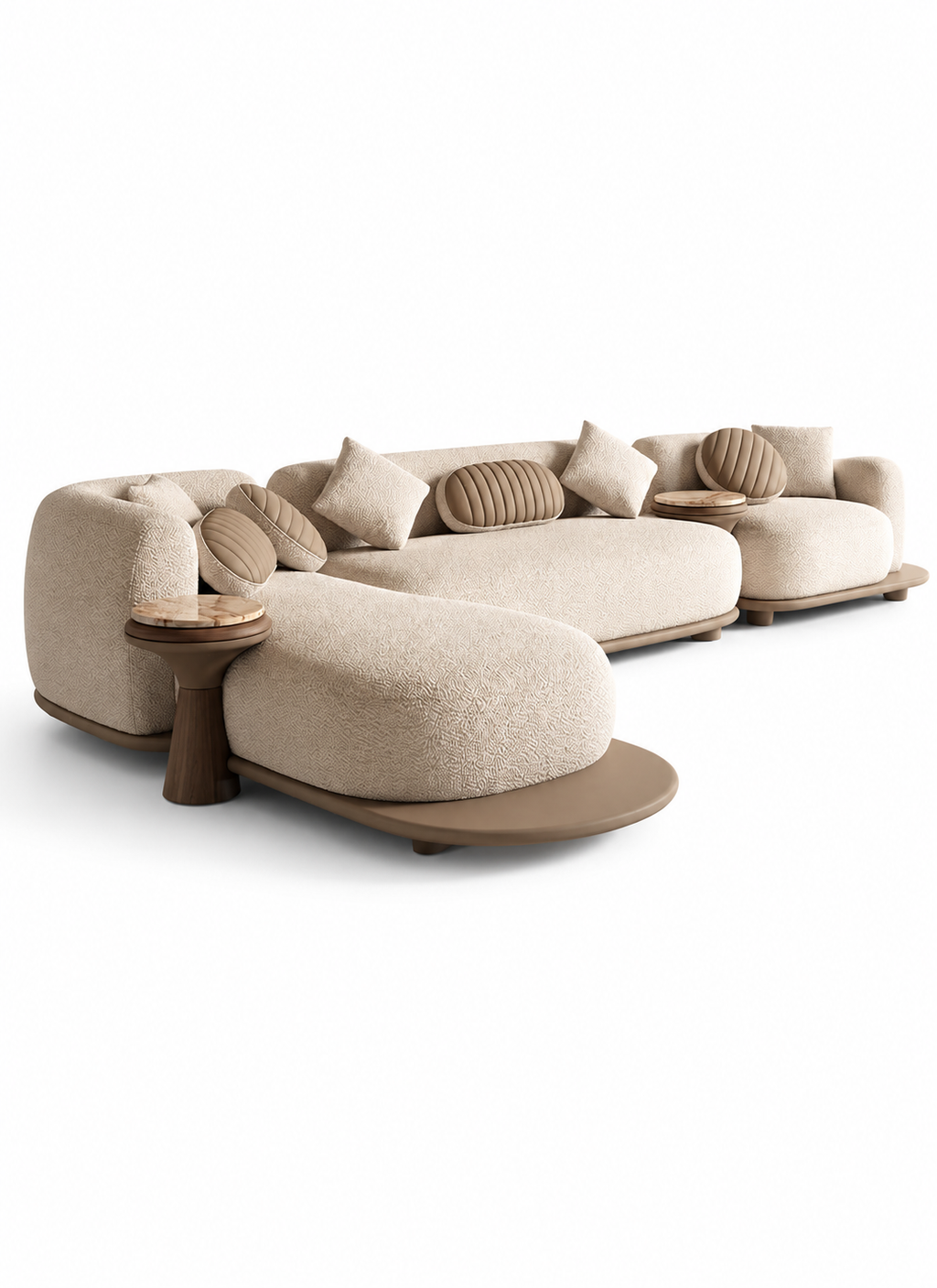 The Utopia Sofa — Luxury Curved Modular 5 Seater Sofa