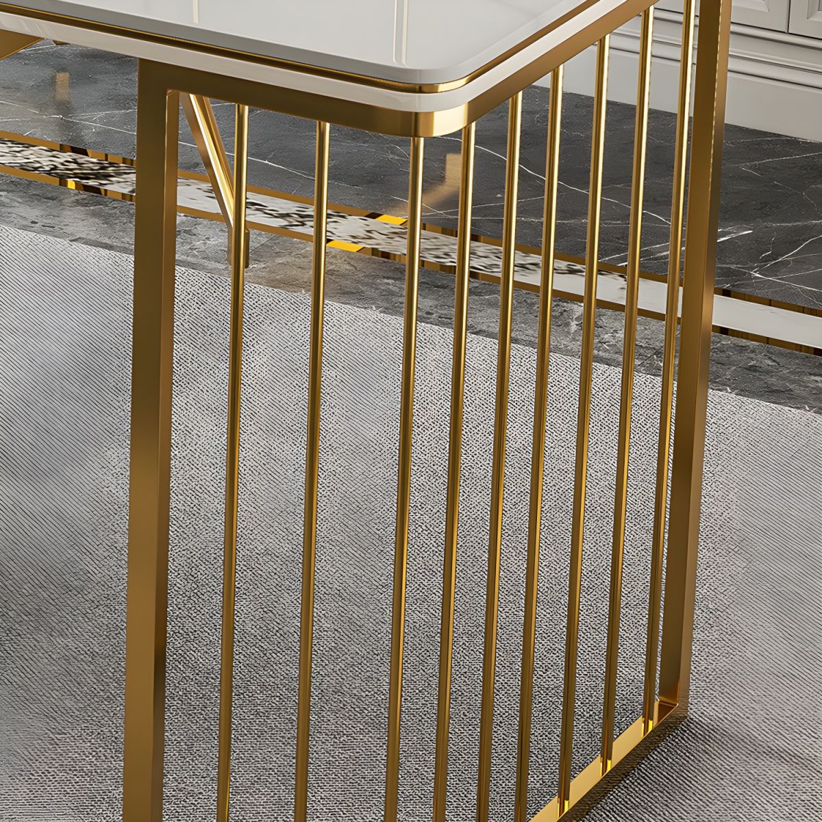 Koski Modern Luxury Study Table With Drawers