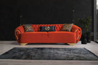 Milano Modern Luxury Chesterfield Designer Sofa Set