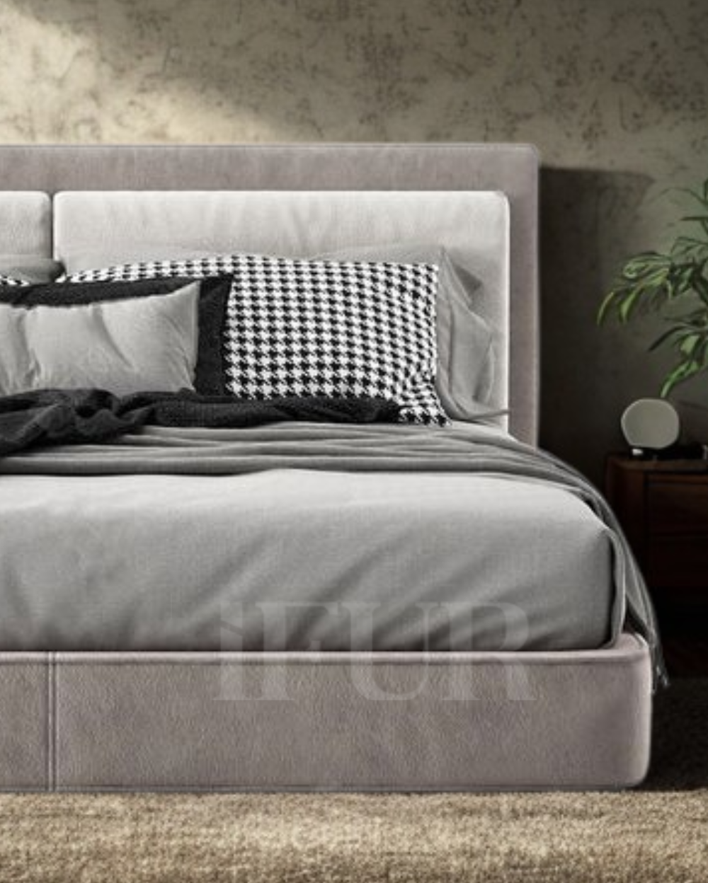 Strato Luxury Upholstered Panel Bed