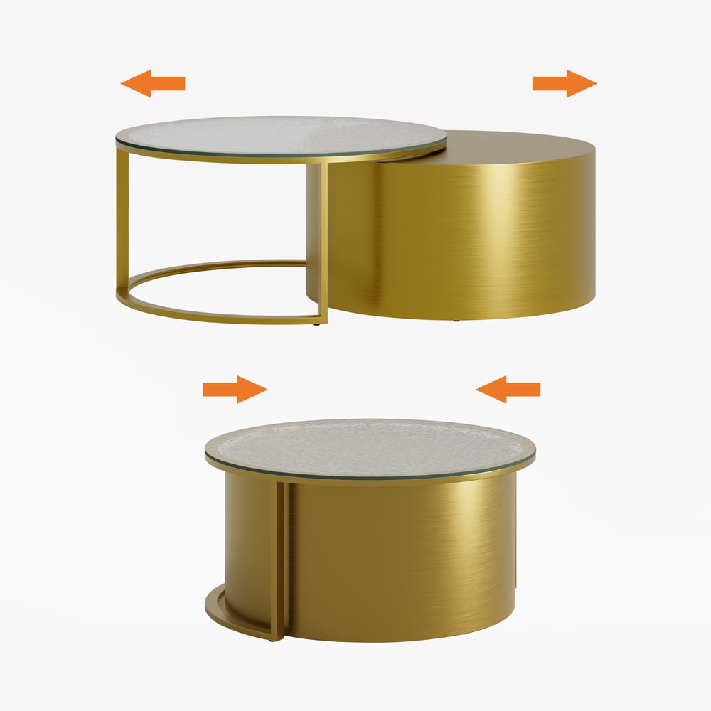 Frost Modern Nesting Coffee Table