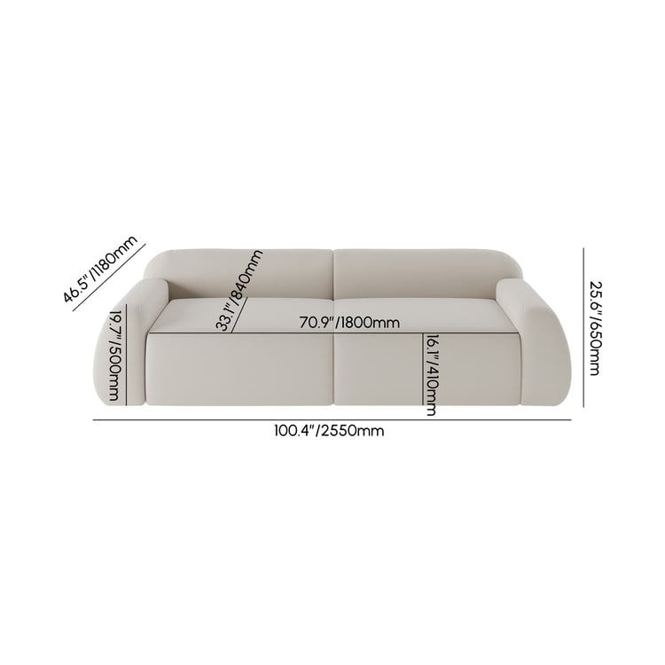 Capella Living Velvet Upholstered 3-Seater Luxury Sofa