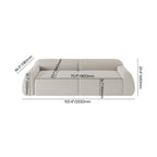 Capella Living Velvet Upholstered 3-Seater Luxury Sofa