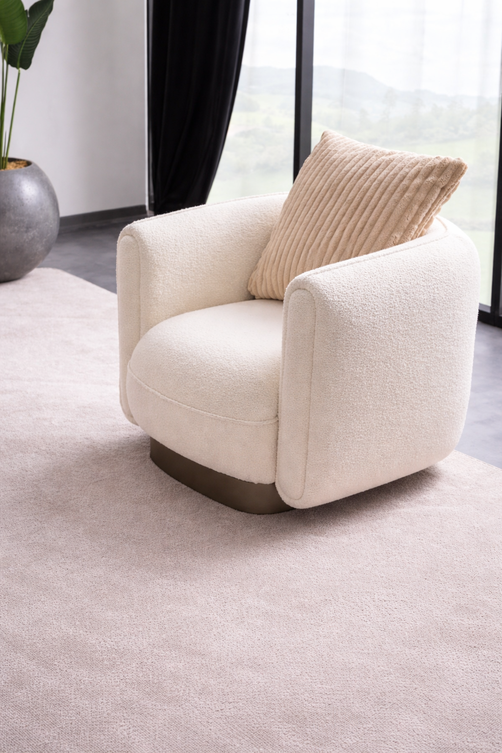 Vasa Modern Luxury Curvy Seater Sofa Set