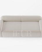 Capella Living Velvet Upholstered 3-Seater Luxury Sofa