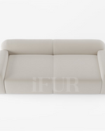 Capella Living Velvet Upholstered 3-Seater Luxury Sofa