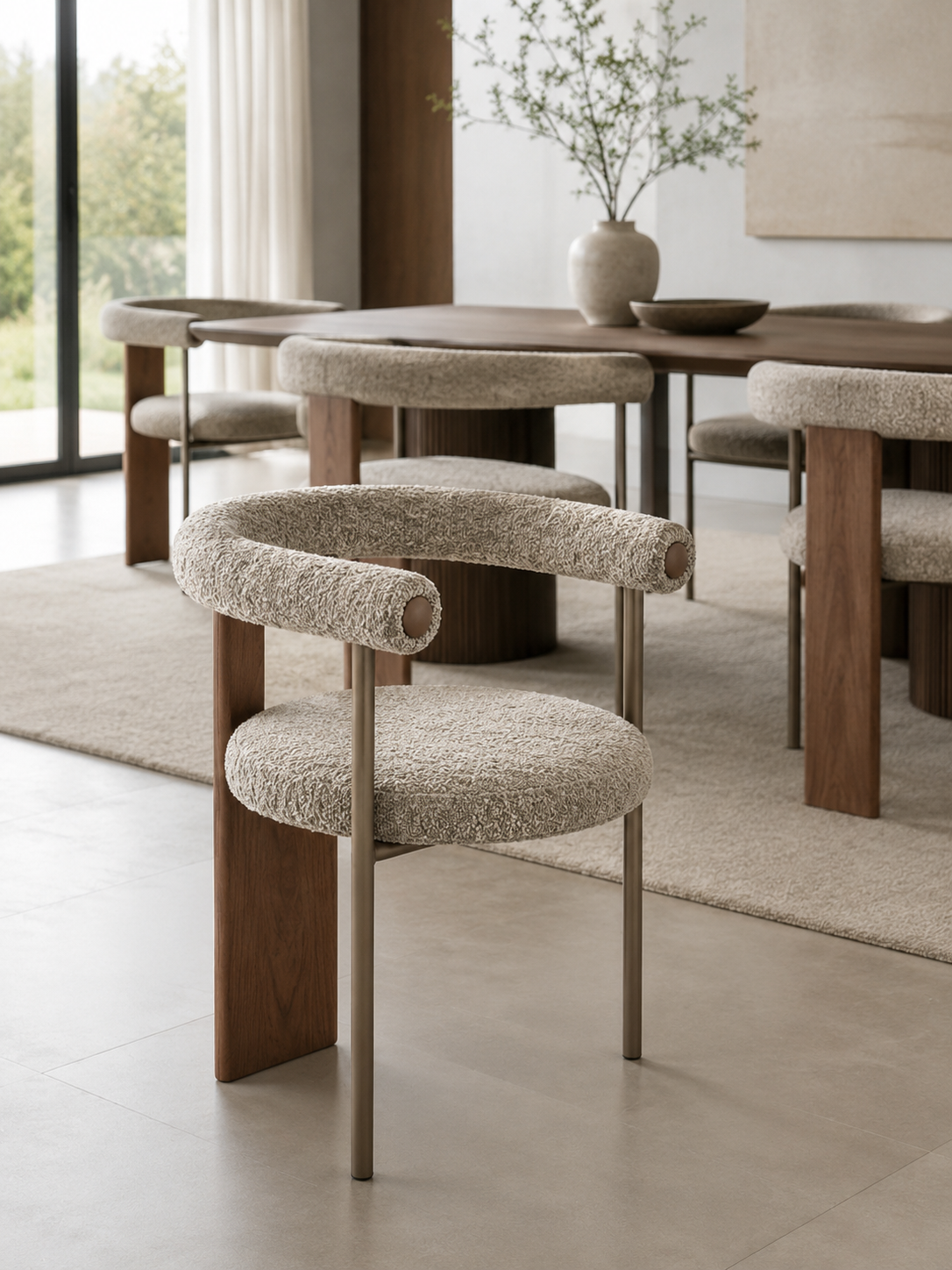 The Fiora Chair — Luxury Upholstered Accent Chair