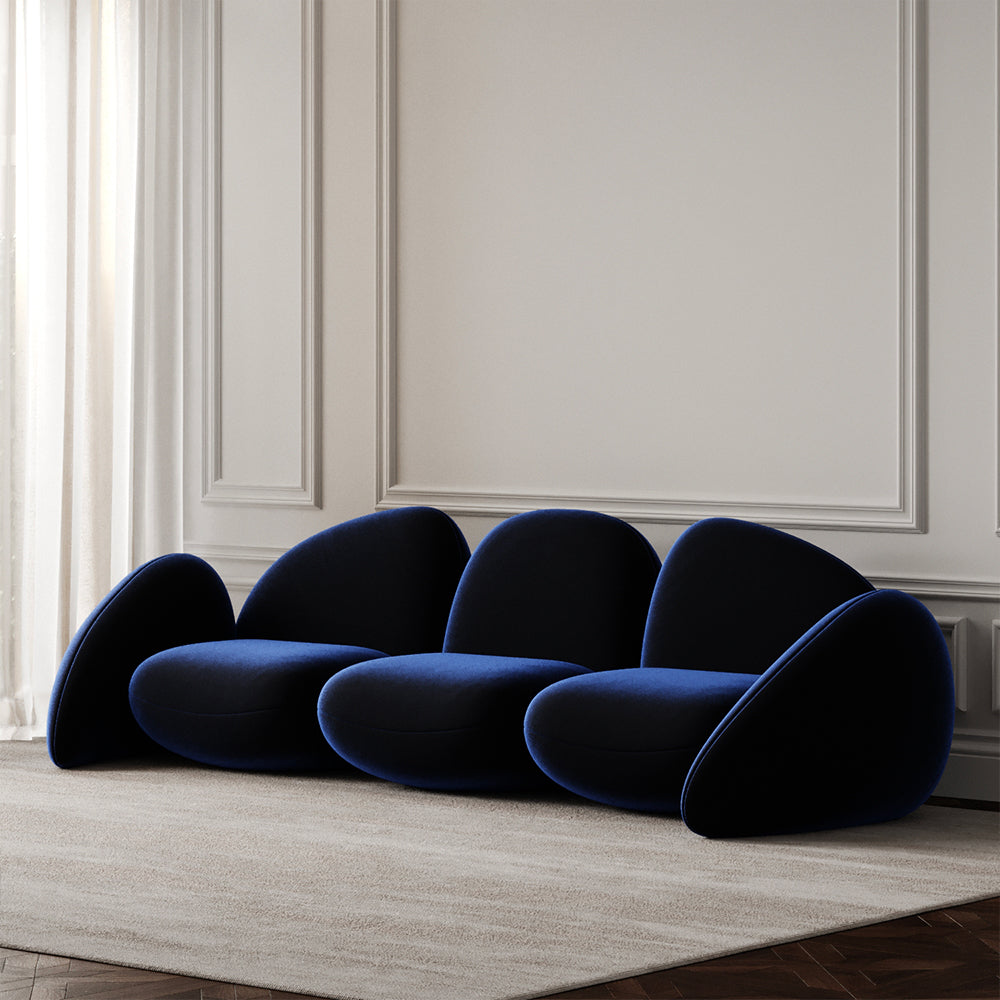 Rysa iFUR Modern Designer Curvy Sofa