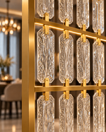 The Lumina Divider — Luxury Crystal Glass Divider