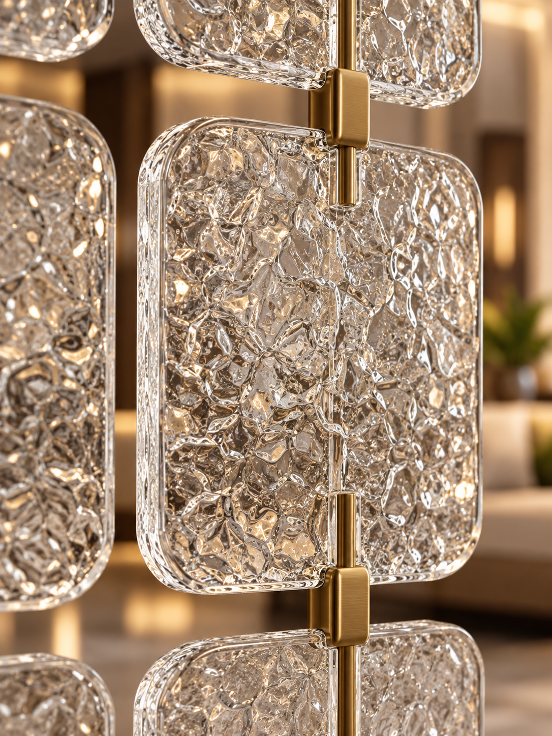 The Arvino Divider — Luxury Textured Glass Divider