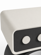 The Orbita Bedside Table — Modern Nightstand with Drawer Storage & Contemporary Arch Design
