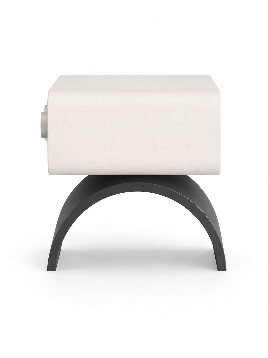 The Orbita Bedside Table — Modern Nightstand with Drawer Storage & Contemporary Arch Design