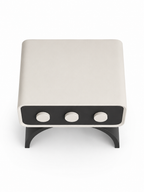 The Orbita Bedside Table — Modern Nightstand with Drawer Storage & Contemporary Arch Design