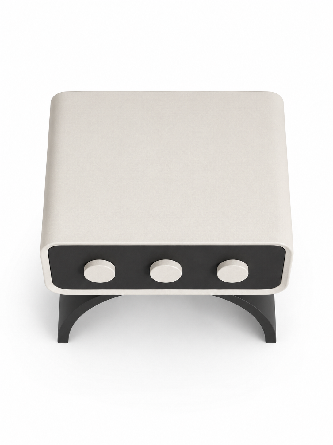 The Orbita Bedside Table — Modern Nightstand with Drawer Storage & Contemporary Arch Design
