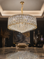 The Ophelia Radiance — Luxury Crystal Drum Chandelier