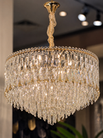 The Ophelia Radiance — Luxury Crystal Drum Chandelier