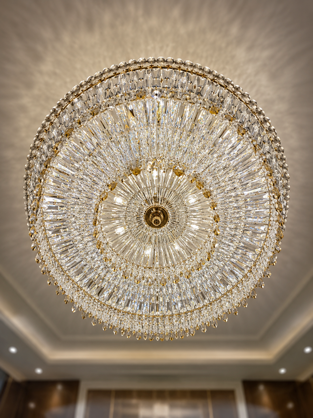The Ophelia Radiance — Luxury Crystal Drum Chandelier