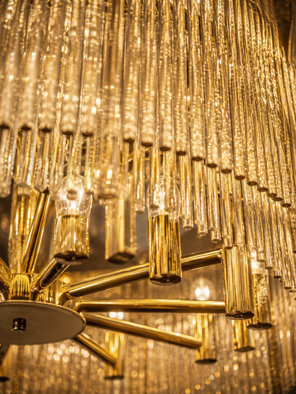 The Radiance Chandelier — Luxury Crystal Fringe Drum Chandelier