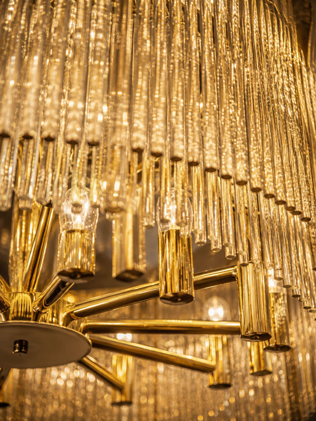 The Radiance Chandelier — Luxury Crystal Fringe Drum Chandelier