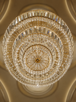 The Tavelle Chandelier — Luxury Tiered Crystal Cascade Chandelier