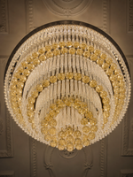 The Elowen Chandelier — Luxury Crystal Orb Cascade Chandelier