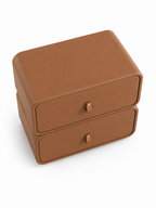 The Duvelle Bedside Table — Modern Nightstand with 2 Drawer Storage & Contemporary Design