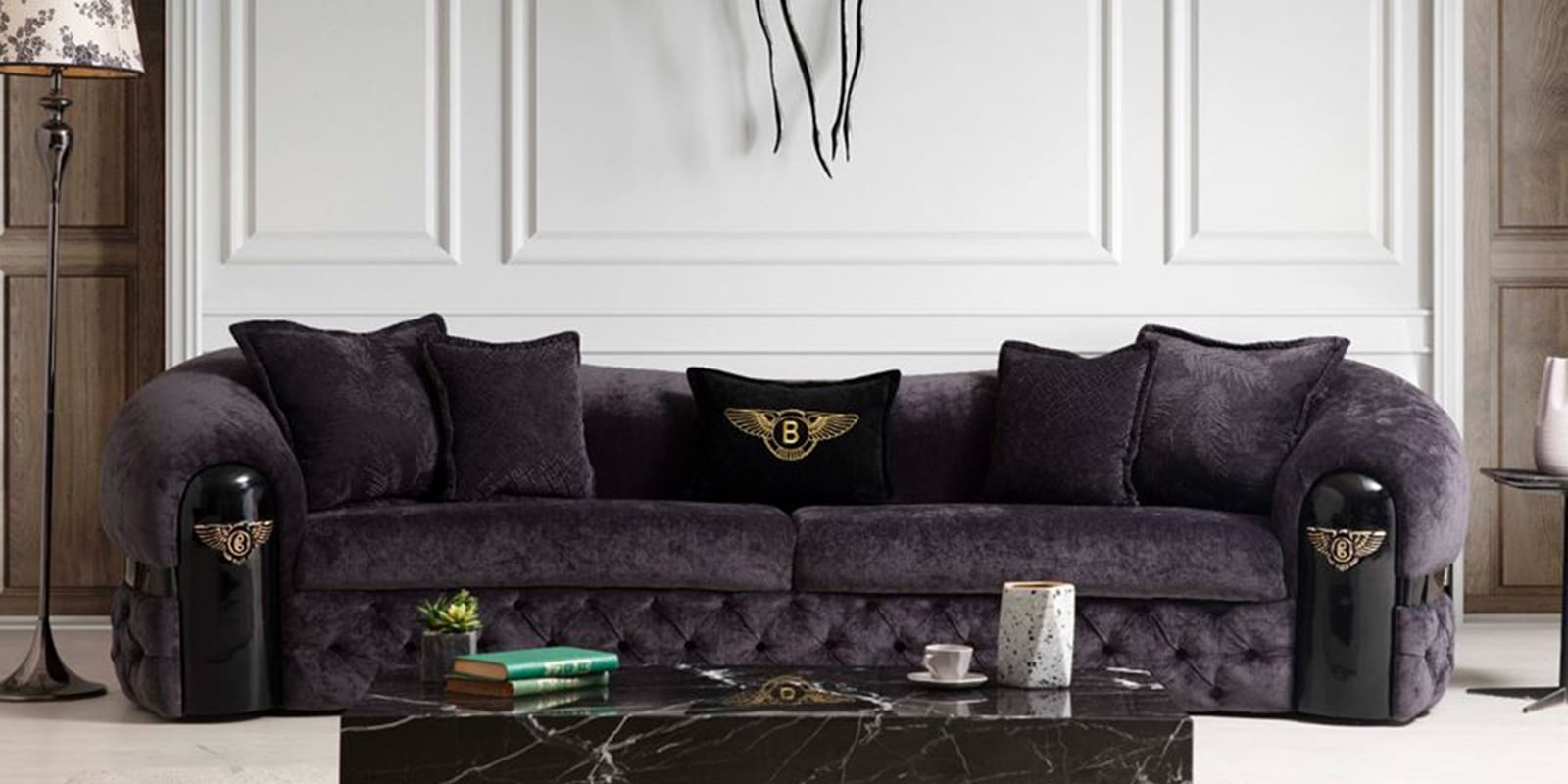 Sassy Contemporary Bentley Chesterfield Sofa