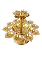 Mohe Beautiful Layer Diya Urli Stand Set Of 2