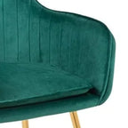 Dialect Modern High Tufted Back Luxury Green Lounge Chair