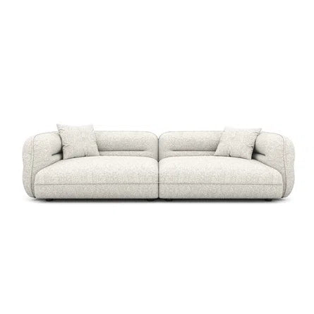 Absar 3 Seater Luxury Curvy Boucle Sofa