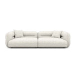 Absar 3 Seater Luxury Curvy Boucle Sofa