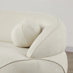 Rayez Modern 3 Seater Curvy Sofa