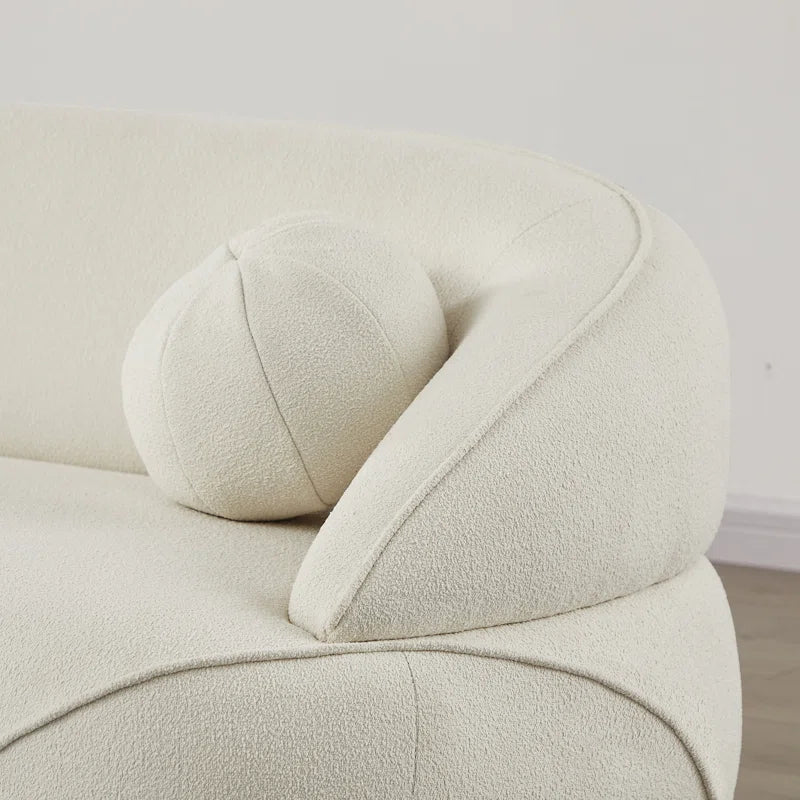 Rayez Modern 3 Seater Curvy Sofa