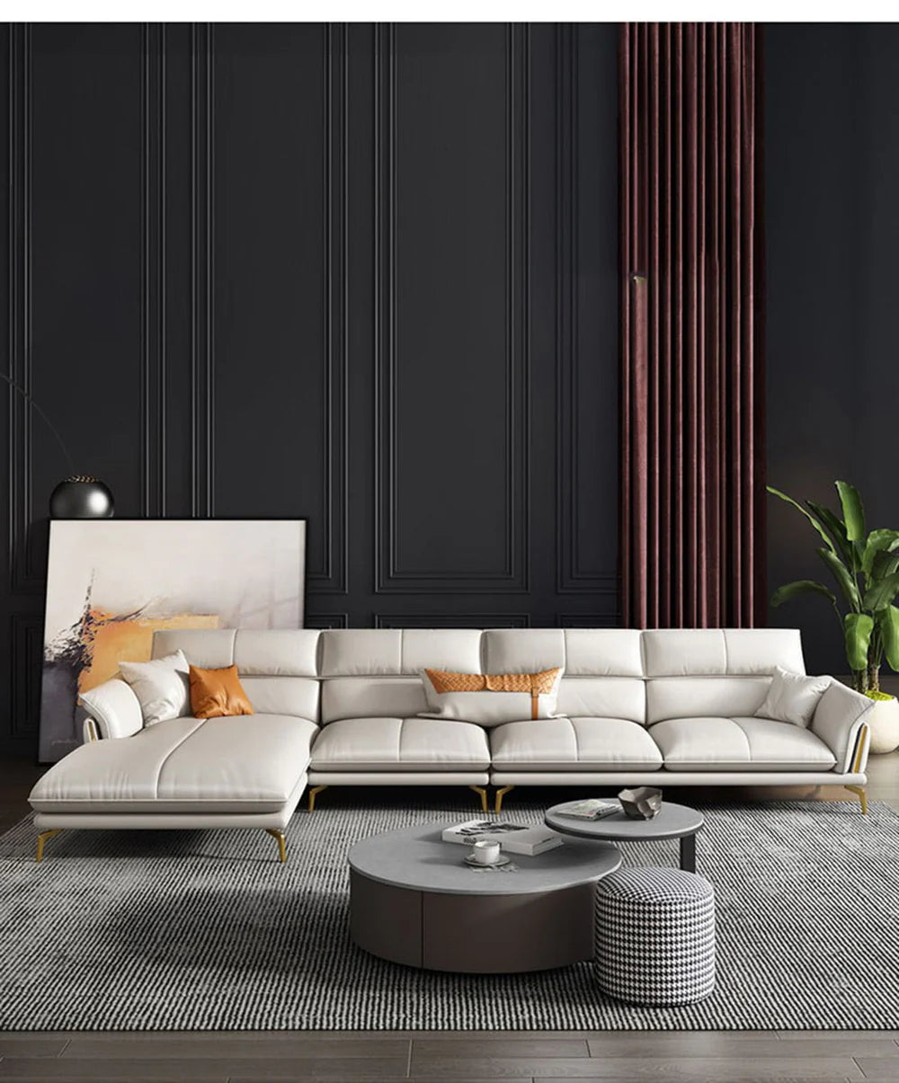 Rala Modern Luxury Leather Sectional Sofa
