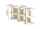 Alankar Modern Long Metal Bookshelf