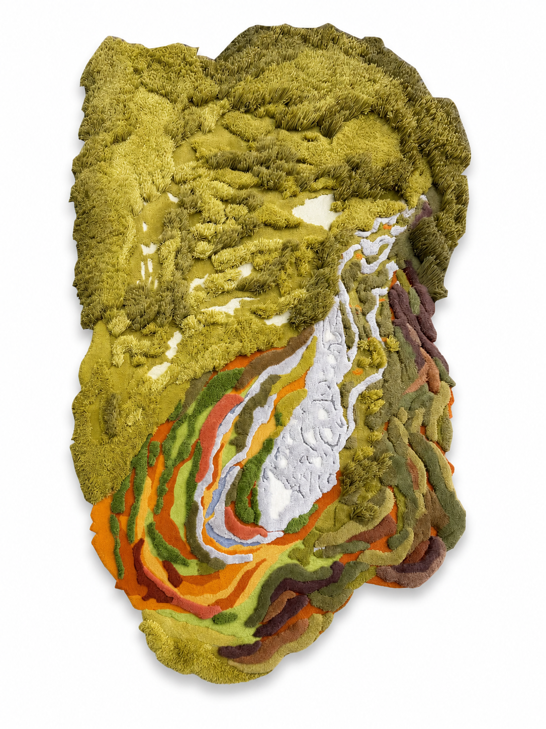 The Pinnacle Rug — Luxury Hand-Tufted Topographic Landscape Area Rug