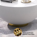 Bloom Modern Round Drum Coffee Table