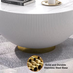 Bloom Modern Round Drum Coffee Table