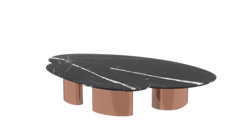 Zeat Modern Marble Center Table Set