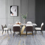Alivia Luxury Modern 8 Seater Dining Table Set