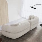 Absar 3 Seater Luxury Curvy Boucle Sofa