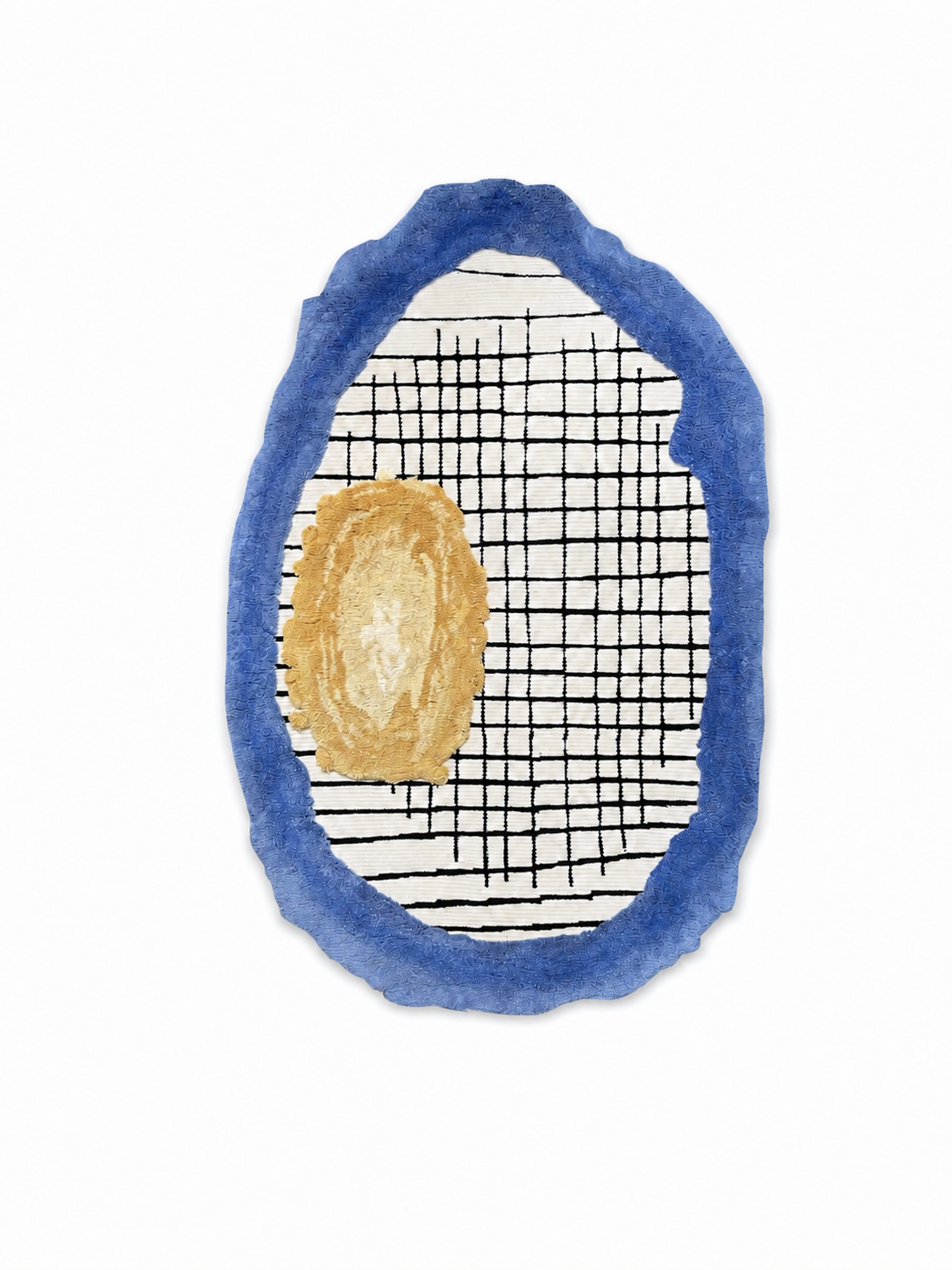 The Indigo Loom Rug — Luxury Modern Abstract Hand-Tufted Area Rug