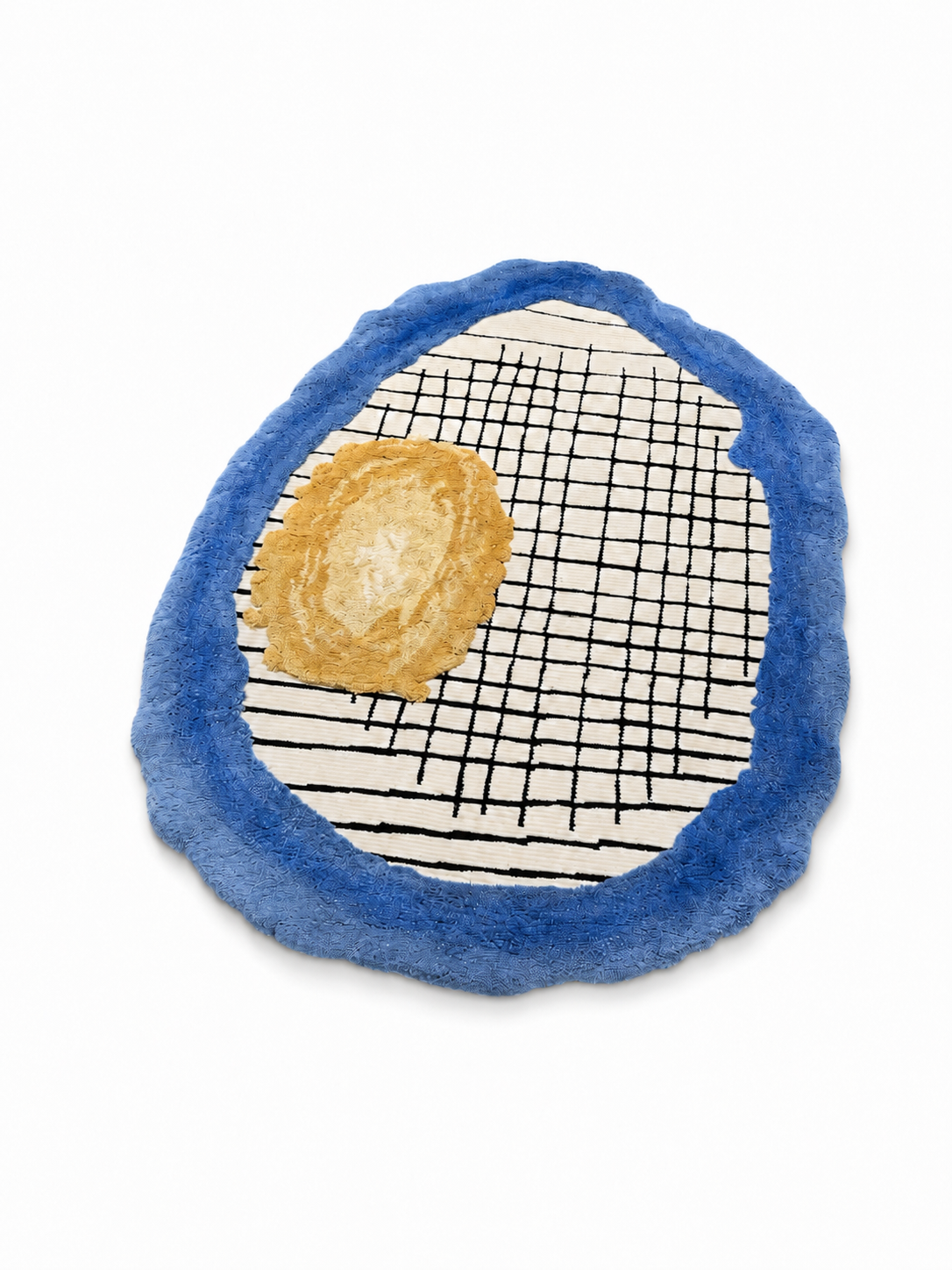 The Indigo Loom Rug — Luxury Modern Abstract Hand-Tufted Area Rug