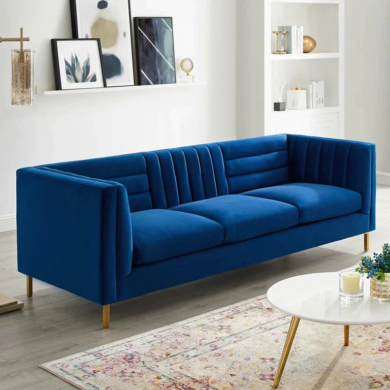 Kely Modern Velvet Upholstery Luxury Sofa
