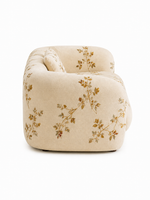 The Grevelle Sofa — Luxury Botanical Curved 3 Seater Sofa